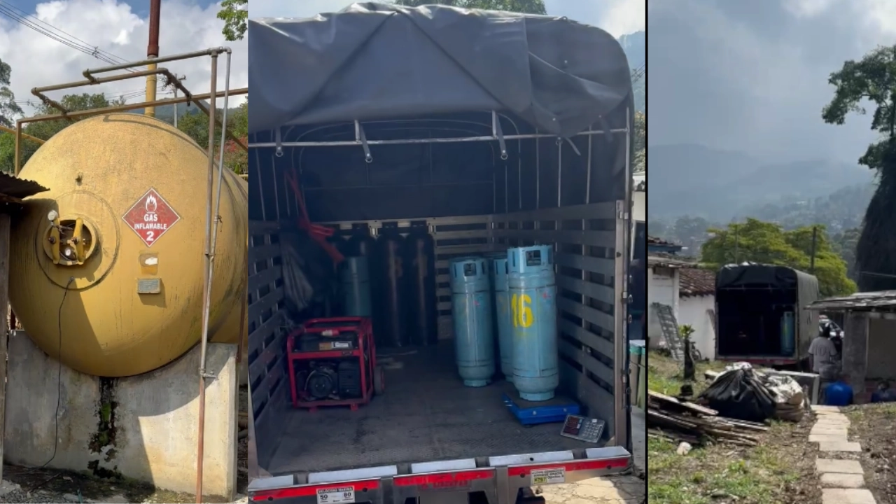 En La Estrella cierran establecimiento clandestino donde llenaban cilindros de gas