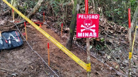 Fue destruida una mina antipersonal en San Rafael: inició el desminado humanitario en Antioquia 2025 San Rafael-antioquia-desminado-humanitario-2025