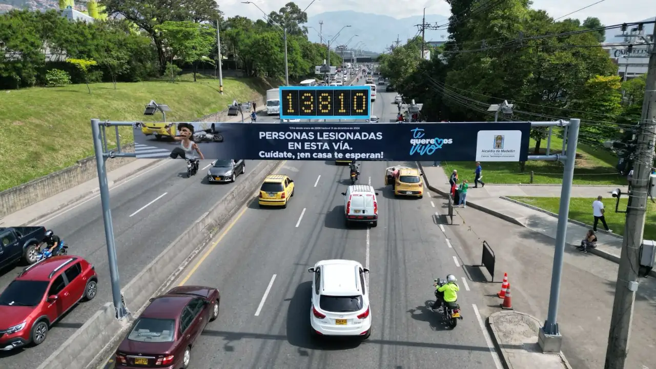 Estos son los sitios con más accidentes en Medellín y la estrategia para reducirlos