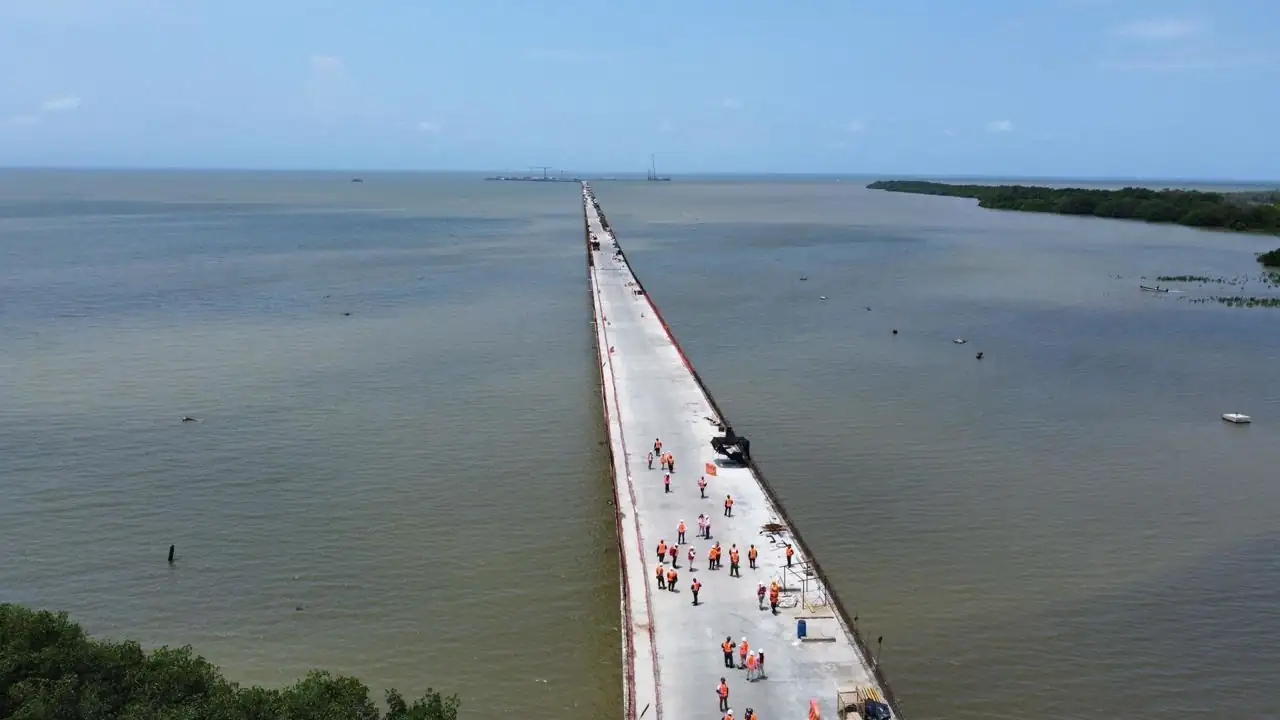 Obras de Puerto Antioquia avanzan en un 85% de avance