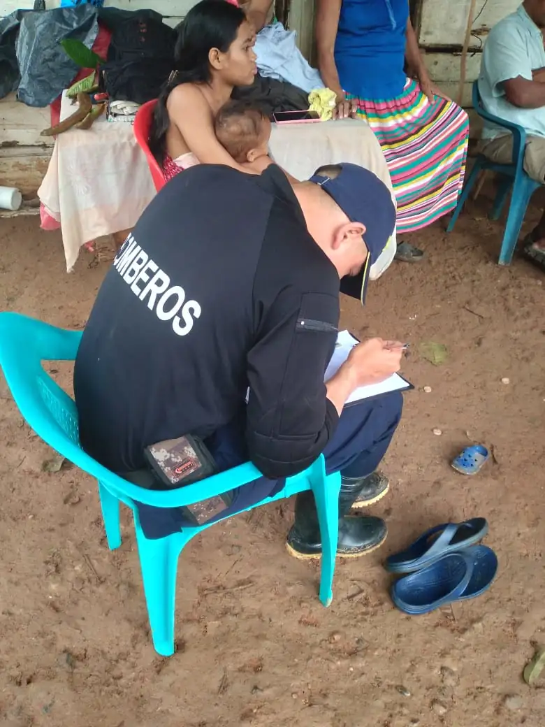 Lluvias y vientos dejan 18 familias y una escuela afectadas en Urabá