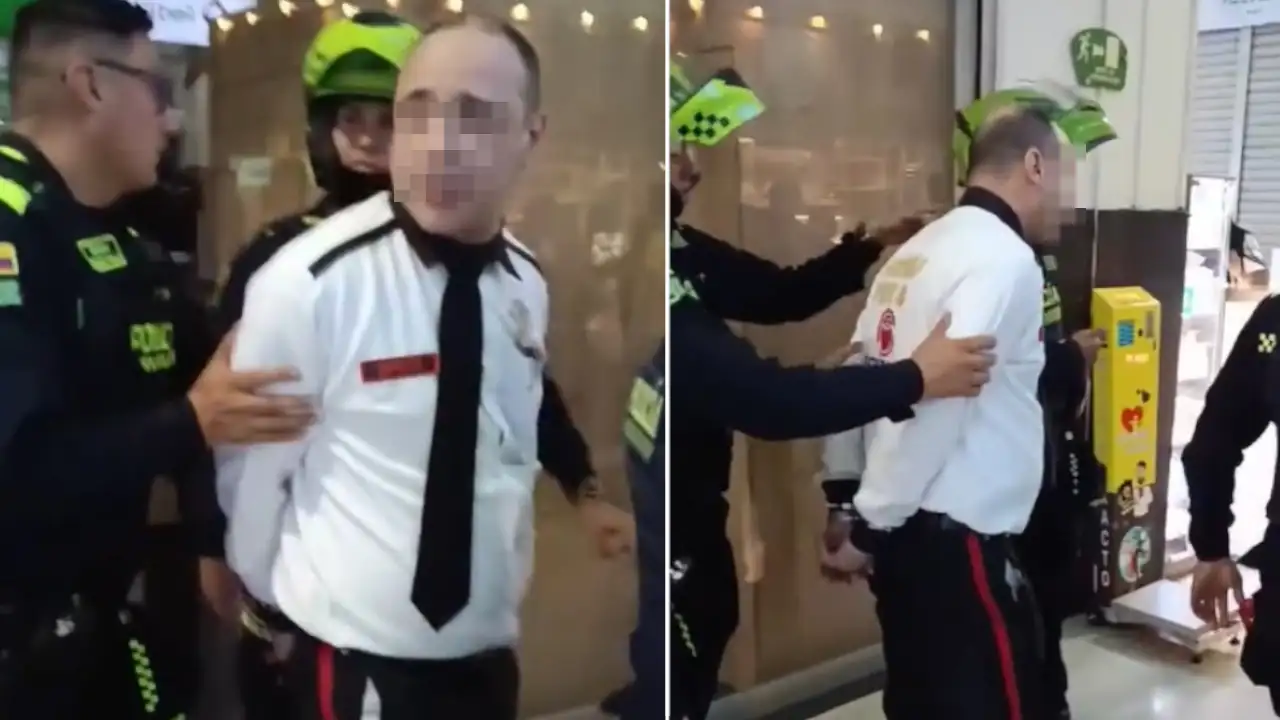 Capturan a vigilante tras muerte de un hombre en centro comercial de Medellín