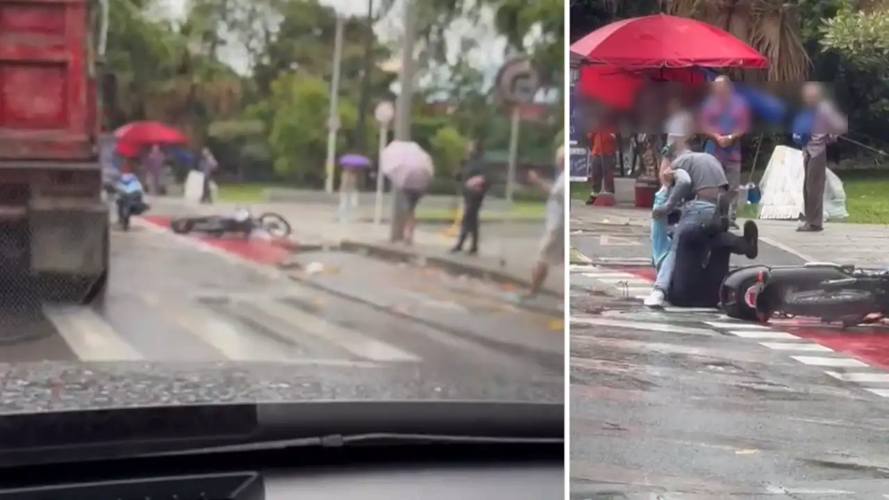 Policía captura a conductor que golpeó a un agente de tránsito en Medellín