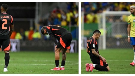 ¡Y nada que le gana en eliminatorias! Con la derrota ante Brasil, Colombia pasó del tercer al sexto lugar