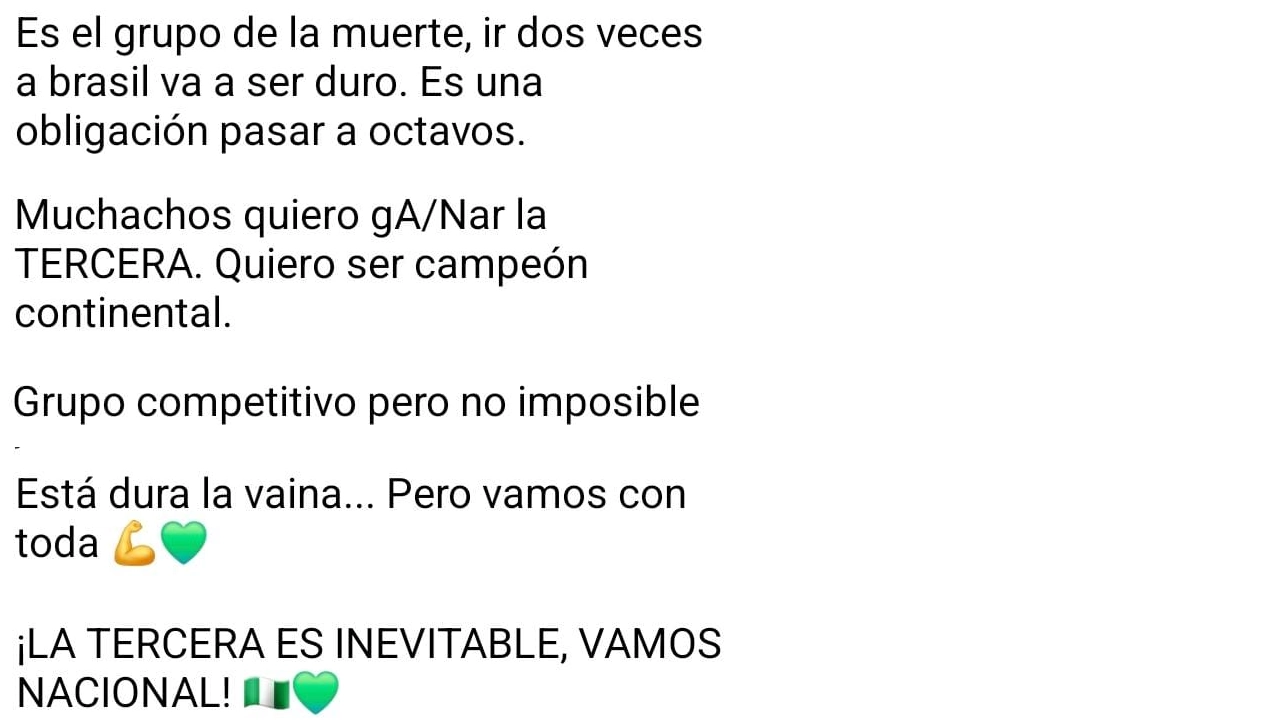 “Es el grupo de la muerte” Las redes reaccionaron al grupo de Atlético Nacional en Copa Libertadores 