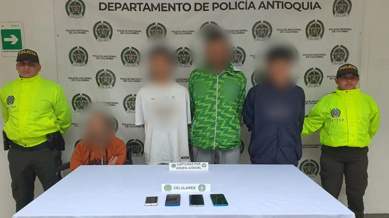 Policía desmantela punto de venta de ‘vicio’ en el Oriente antioqueño; hay cuatro capturados