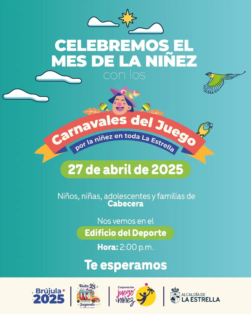 Tres días de actividades para niños en La Estrella: juegos, música y piscinas abiertas para todos