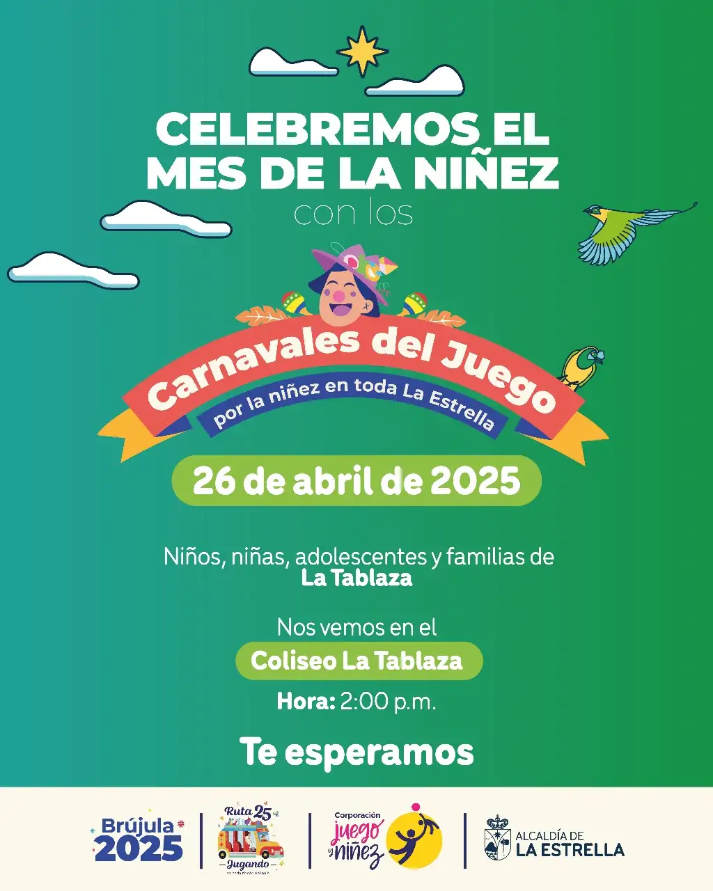 Tres días de actividades para niños en La Estrella: juegos, música y piscinas abiertas para todos