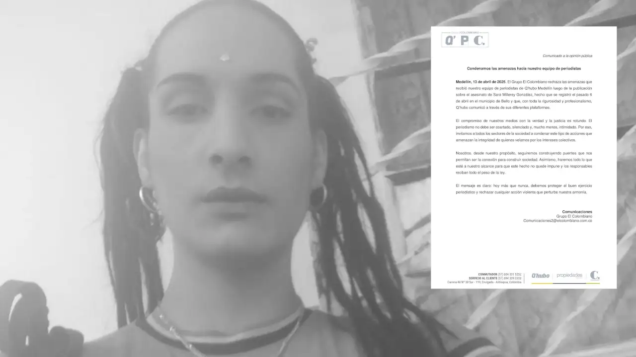 ¡Inaceptable! Amenazan a periodistas de Medellín por cubrir el asesinato de Sara Millerey