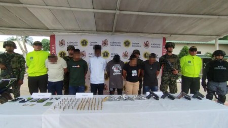 Capturan a seis presuntos integrantes del ELN en Yondó