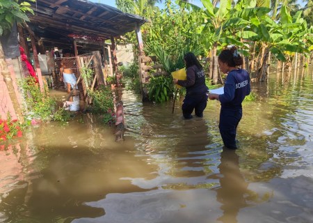 Fuertes lluvias causan inundaciones en varios sectores de Necoclí