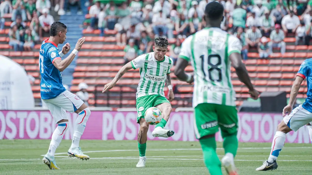 Atlético Nacional no convence con su nómina alterna: sufrió para ganarle al Unión Magdalena