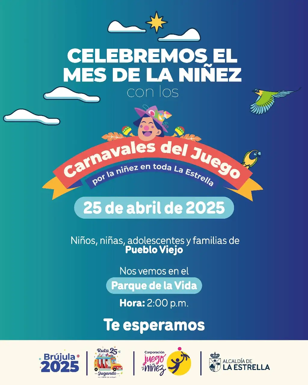 Tres días de actividades para niños en La Estrella: juegos, música y piscinas abiertas para todos