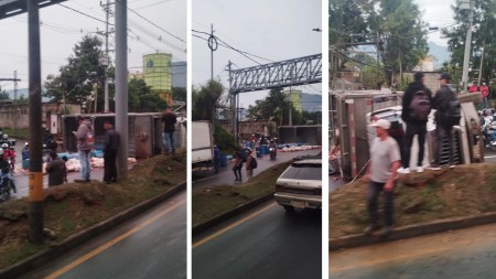 accidente-taco-autopista Bogotá-Medellín-zamora