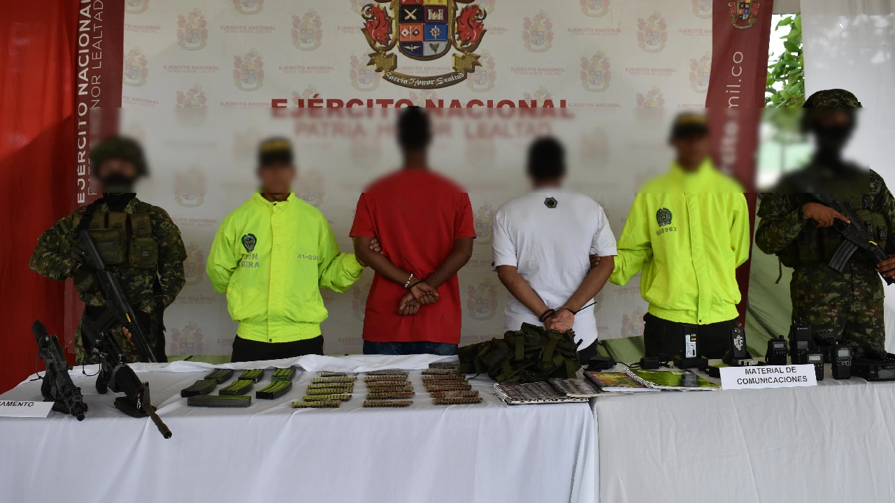 Desmantelan central de operaciones del Clan del Golfo en Chocó, coordinaban envíos de droga al exterior captura-presuntos-integrantes-clangolfo-choco-campamento-desmantelado