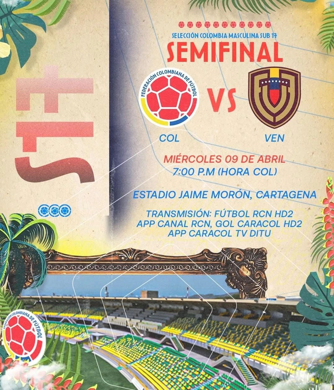 Sudamericano Sub-17: Colombia enfrenta Venezuela por un cupo a la final