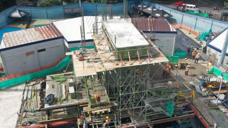 ¡En bombas! Medellín acelera renovaciones en su Complejo Acuático para los Panamericanos complejo acuatico1