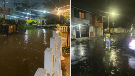 Calles inundadas y viviendas con filtraciones tras intensas lluvias en Rionegro Calles inundadas y viviendas con filtraciones tras intensas lluvias en Rionegro