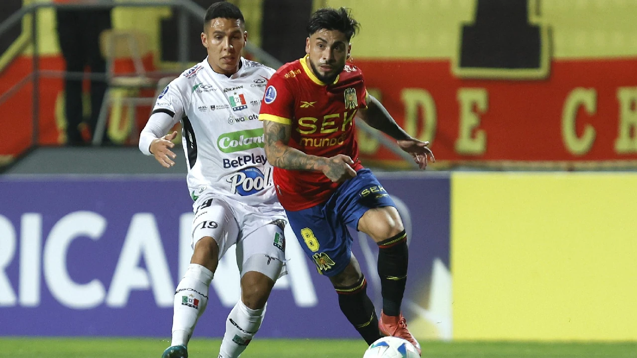 Once Caldas hace historia en Chile y de la mano de Dayro Moreno sumó su primera victoria en la Sudamericana 3 once caldas gano copa sudamericana tierras chilenas1