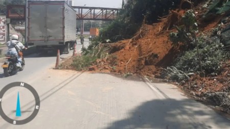 Alerta por riesgo en vía nacional entre Sabaneta y Caldas: Dagran pide acciones urgentes al Gobierno