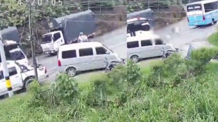 ¡Dios mío! Motociclista muere en La Ceja tras chocar de frente con un bus en la curva del Tequendamita accidente-motociclista-tequendamita-la ceja-don diego