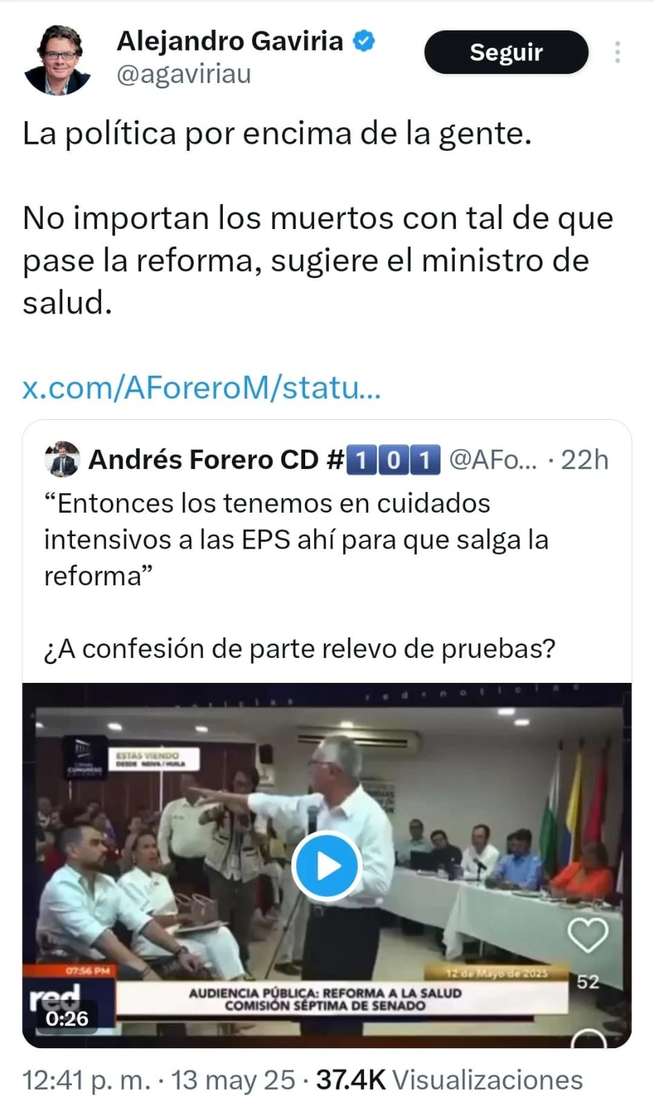 ALEJANDRO GAVIRIA