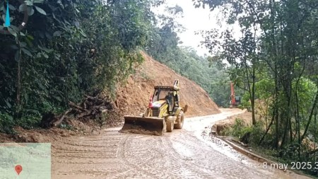 Cierre total en vía Heliconia por nuevos deslizamientos