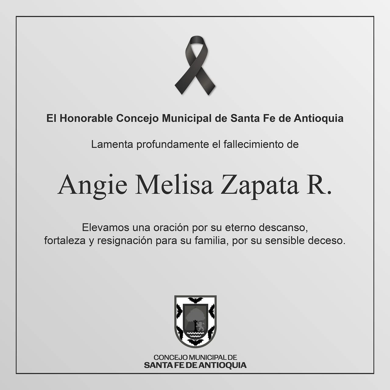 ¡Lamentable! Una joven de 17 años murió tras el derrumbe de su vivienda en Santa Fe de Antioquia 1 Concejo Municipal Santa Fe De Antioquia