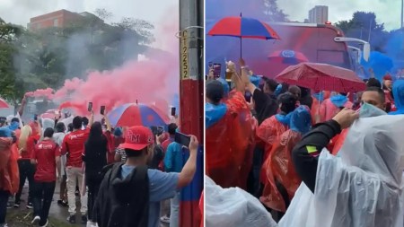 El Clásico Paisa se vive fuera del Atanasio: hinchas se tomaron las calles El Clásico Paisa se vive fuera del Atanasio: hinchas se tomaron las calles