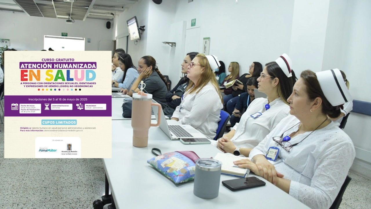 Medellín capacita gratis a personal de salud en atención inclusiva LGBTIQ+ curso para atencion humanizada a poblacion LGBTIQ