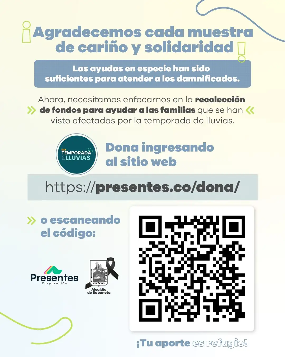 Así avanza la atención a la emergencia por deslizamientos en Sabaneta 2
Así avanza la atención a la emergencia por deslizamientos en Sabaneta