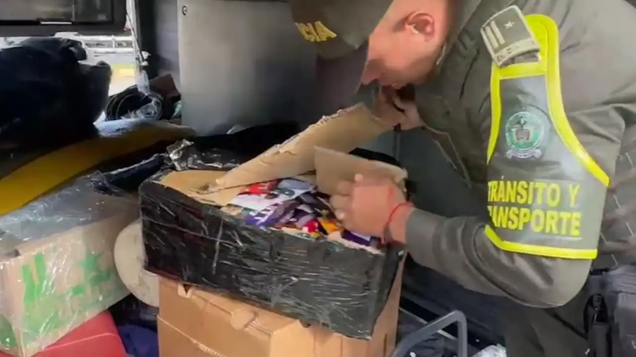 Policía encuentran dulces con cannabis en encomienda dentro de bus intermunicipal en Antioquia