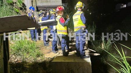 ¡Atención! Río Aburrá sufrió represamiento por deslizamiento en Sabaneta