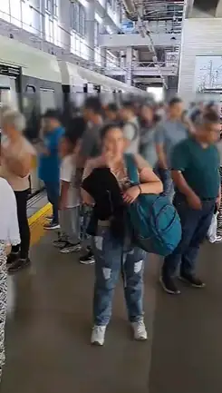 Por rescate de perrito en la vía, el Metro de Medellín detuvo su recorrido en algunas estaciones de la línea A