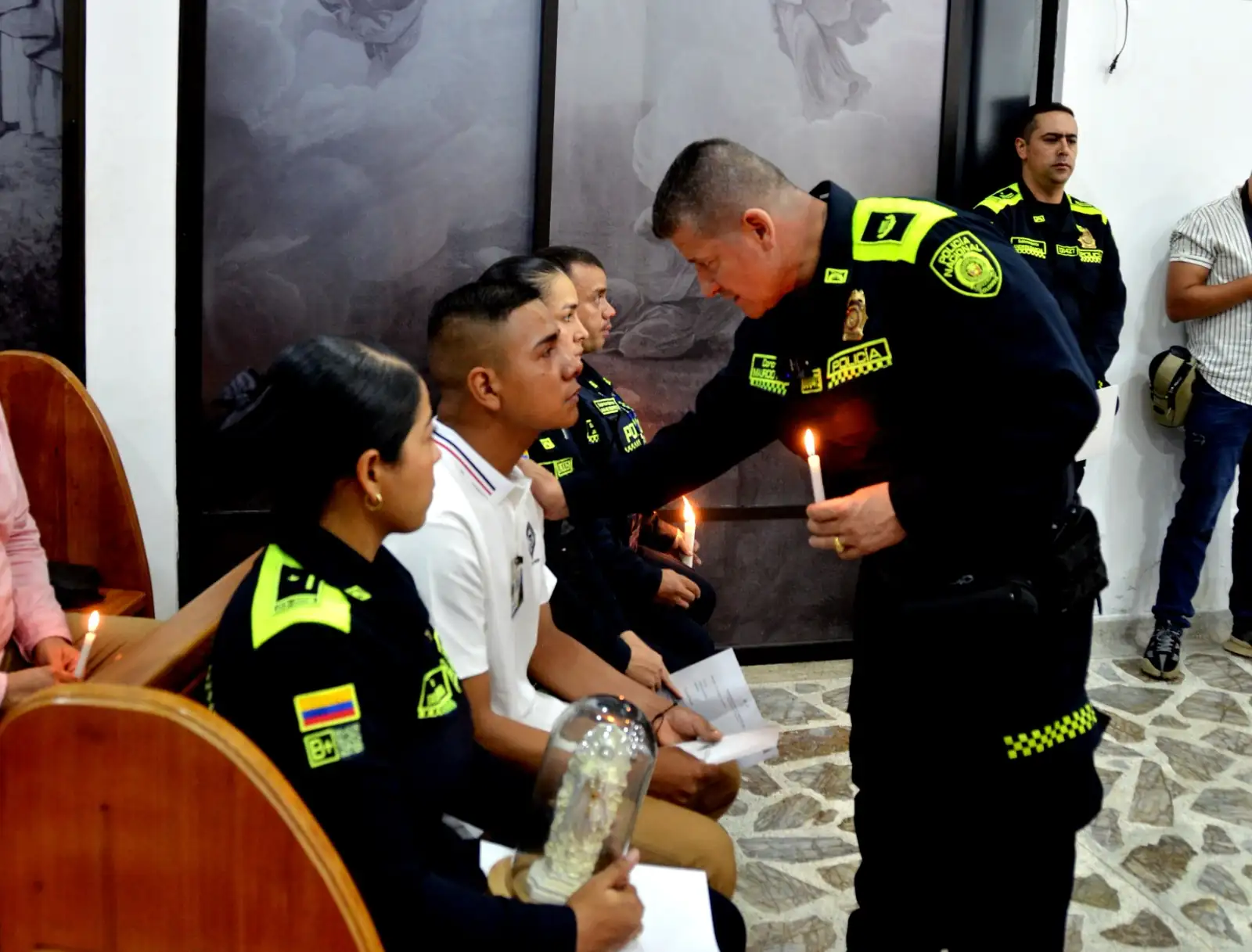 Policía Antioquia despide a María Alejandra Vieda en ceremonia de honor