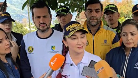 Alcaldesa de Bello asegura que continúan las labores para hallar a los 11 desaparecidos en Granizal