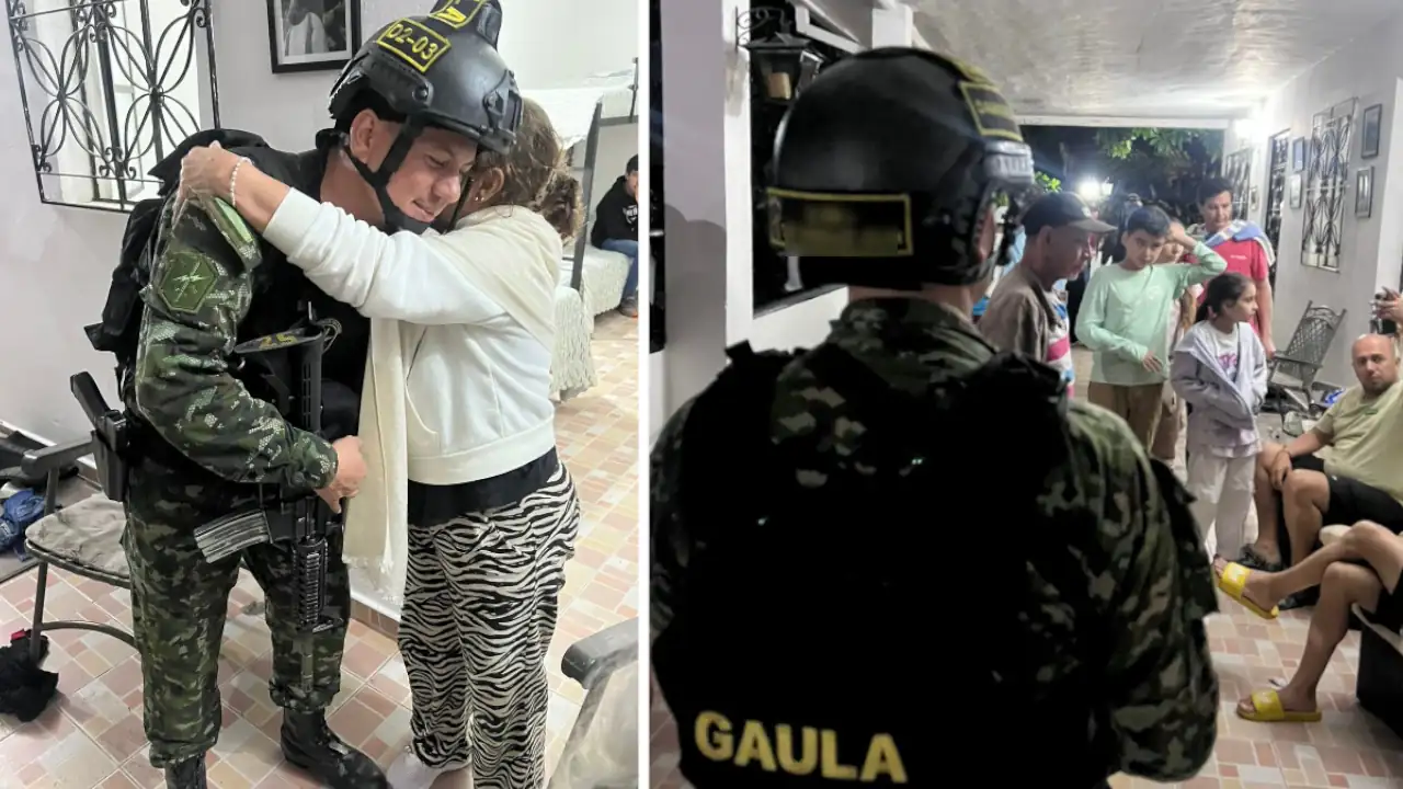 Ejército rescata a 17 personas de una misma familia que fueron secuestradas