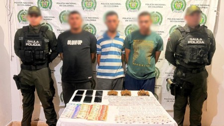 Seis integrantes de subestructura del Clan del Golfo capturados por extorsión a mineros y comerciantes Seis integrantes de subestructura del Clan del Golfo capturados por extorsión a mineros y comerciantes