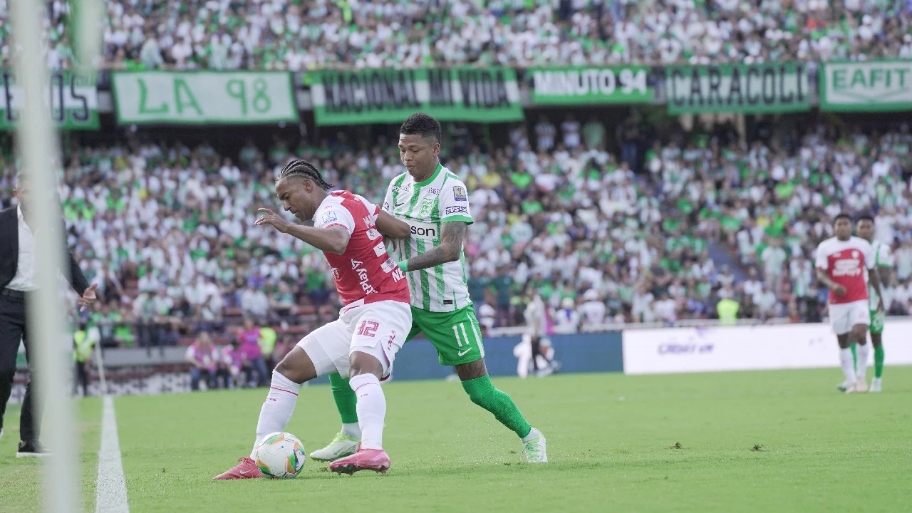 Crónica | Santa Fe le asestó duro golpe a un Nacional sin rumbo: tras 9 años lo volvió a derrotarlo en el Atanasio 4 nacional-pierde-atanasio-santafe-complica-chances-final1