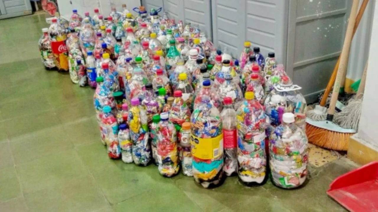 SeparArte es la campaña implementada en Guarne que llega a los colegios para crear conciencia ambiental reciclaje-