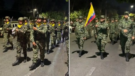 El espíritu patrio ya se siente en Medellín con los ensayos del Ejército para el desfile militar del 20 de julio