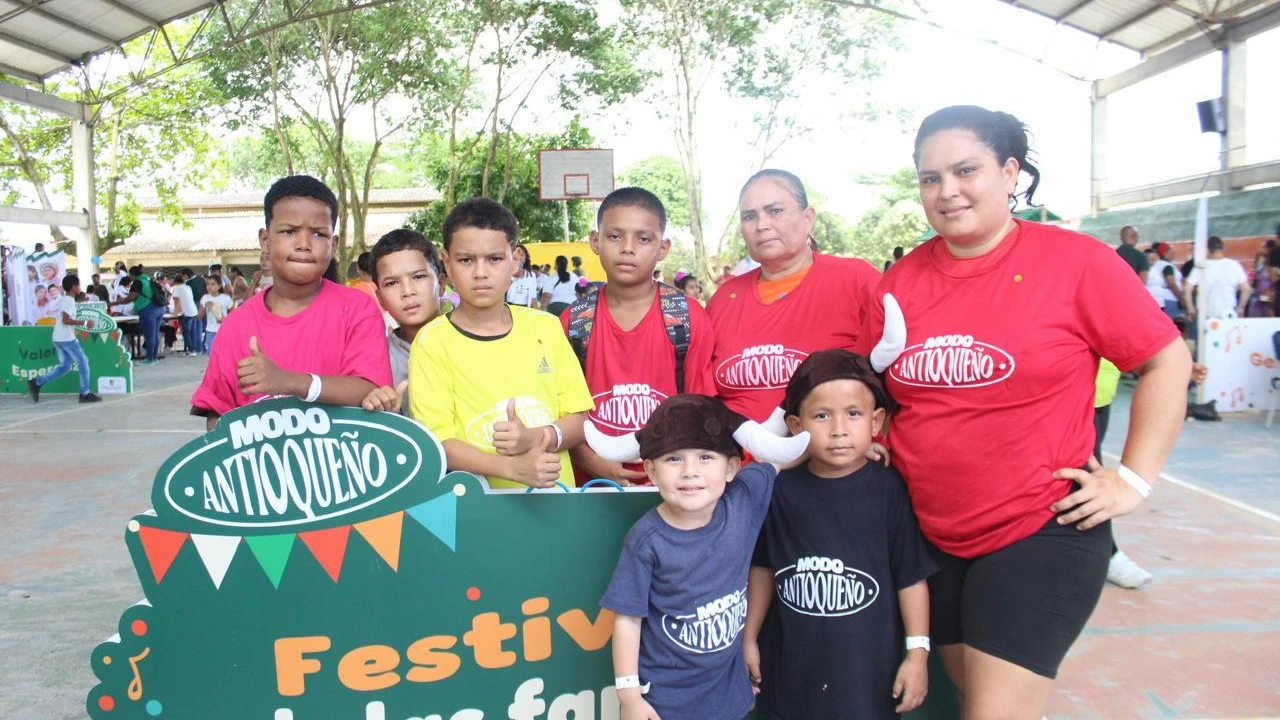 Más de 500 niñas, niños y cuidadores participaron del Festival de las Familias en Chigorodó Chicogorodó-festival-de-familias