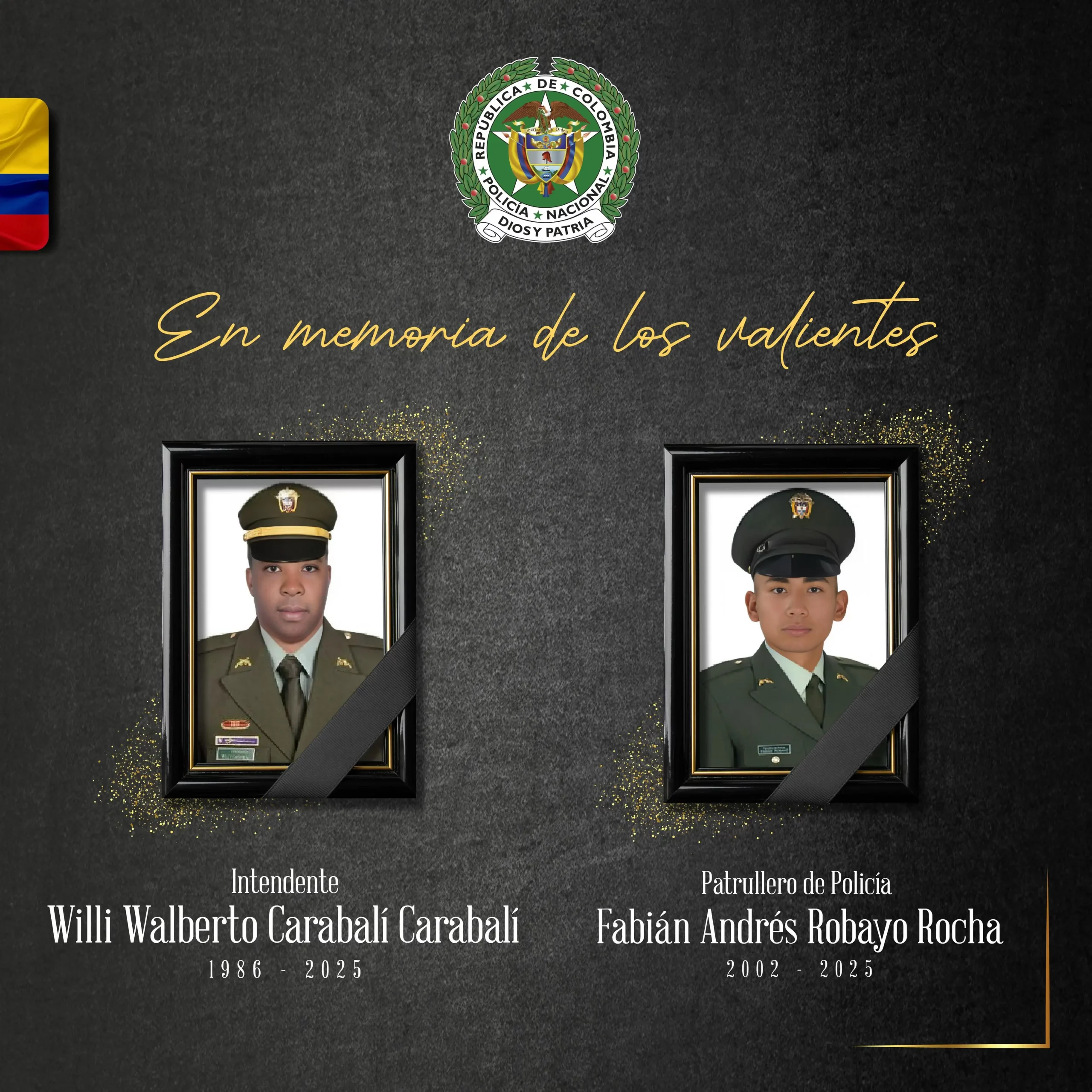 Dos policías fueron asesinados mientras almorzaban en zona rural del Cauca