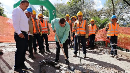 Inician las obras del nuevo sistema de acueducto y alcantarillado en La Estrella con participación masiva de la comunidad