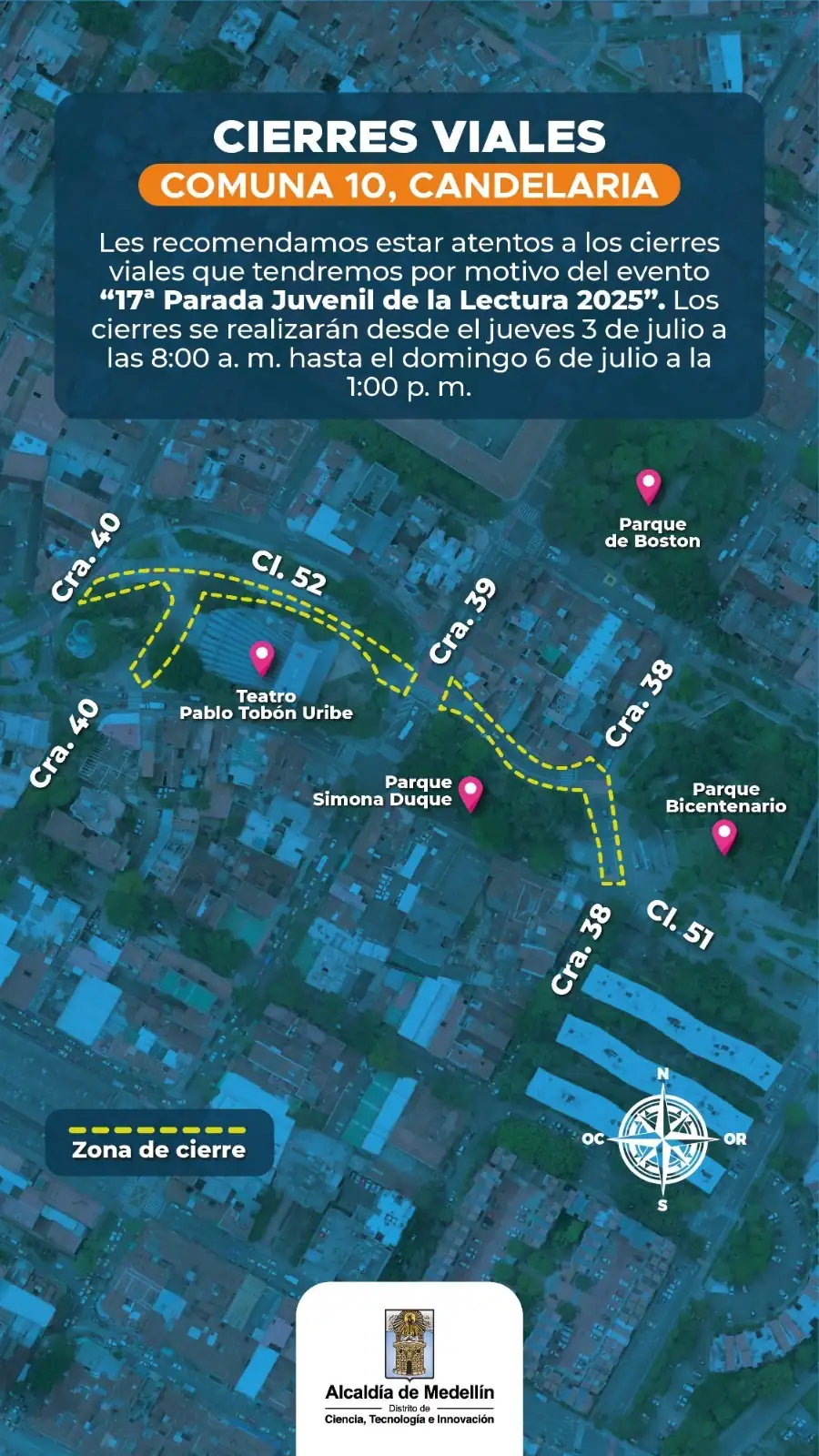 ¡Atención! Avenida La Playa tendrá cierres viales por evento cultural