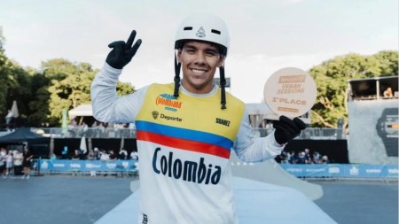 Luis Rincón un colombiano sensación en el BMX por su truco en Bélgica