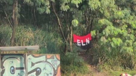 Bandera ELN medellin