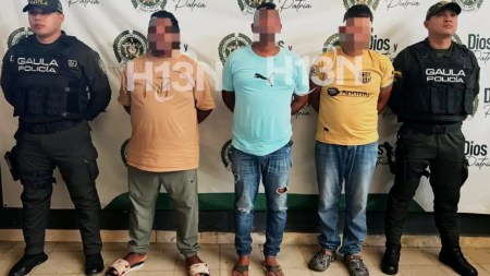 Capturan a tres hombres señalados de extorsionar a comerciantes y campesinos en Necoclí