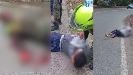 Tres policías fueron heridos con a machetazos tras intervenir en una riña en vía hacia Cañasgordas