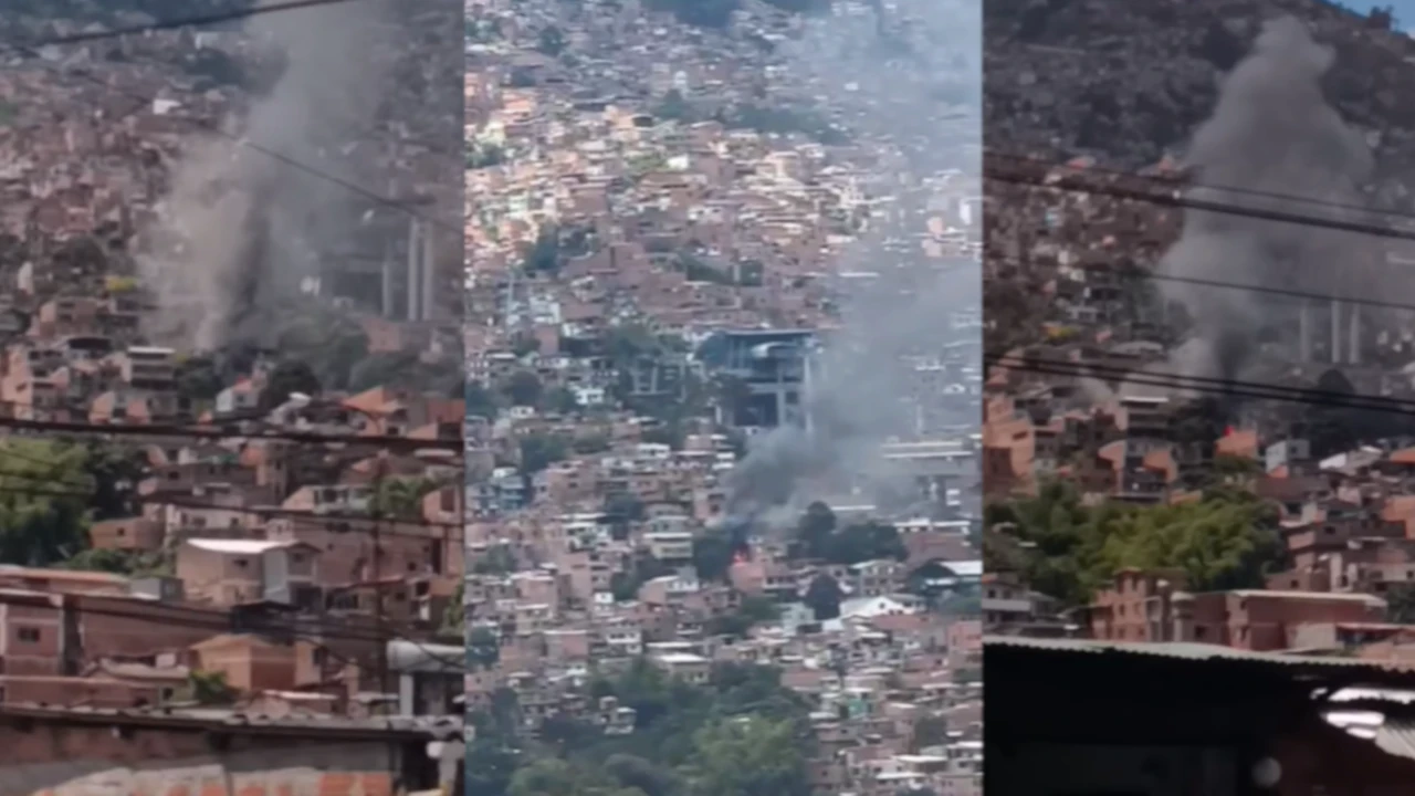 ¡Qué humero! Se registra incendio en el barrio Andalucia: Bomberos atienden la emergencia incendio